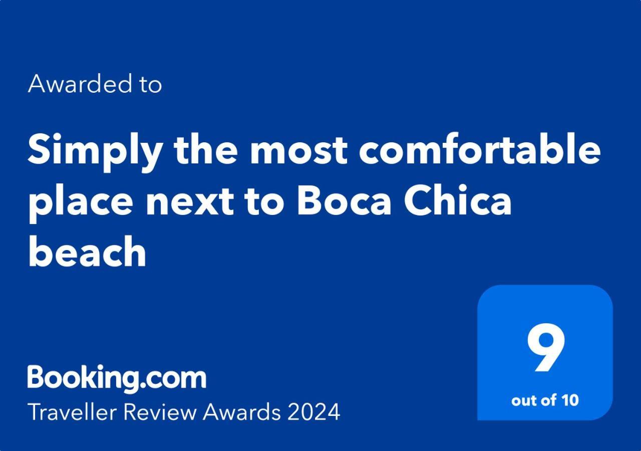 Simply The Most Comfortable Place Next To Boca Chica Beach ภายนอก รูปภาพ
